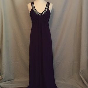 American One purple maxi dress